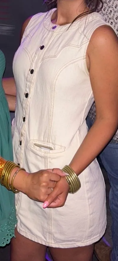 Denim Boutique Dress - Image 2