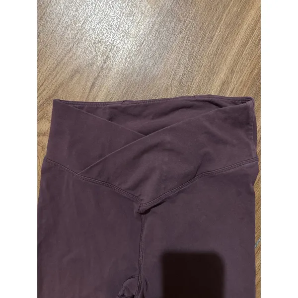 PINK Victoria's‎ Secret HighRise Flare Leggings BurgundyAthletic Activewear sm - Image 3