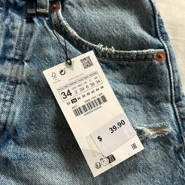 NWT - Zara High Rise split shorts - Image 5