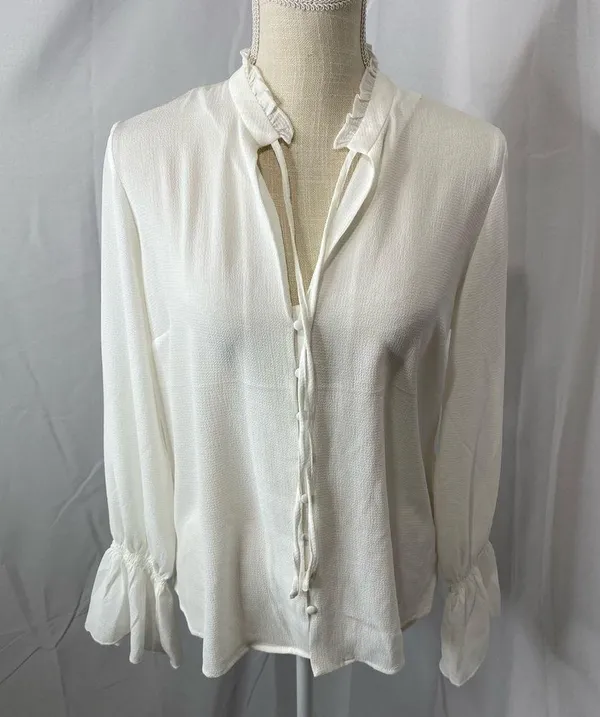 Dex the Suit Shop Ivory top size small White - Image 7