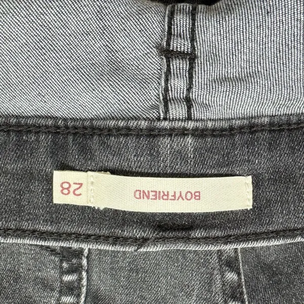 Levi’s Boyfriend Jeans Dark Grey Women’s 28 - Image 5