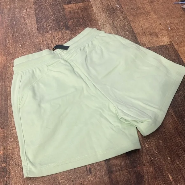 Alphalete Women's Essential Core Athletic Shorts GREEN - Image 6