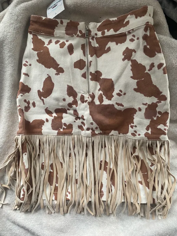 Coco Kay Boutique Cow Skirt - Image 3
