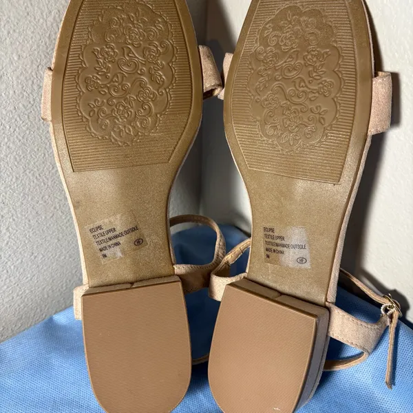 Pop Women's Tan Sandals Size 9 - Image 9