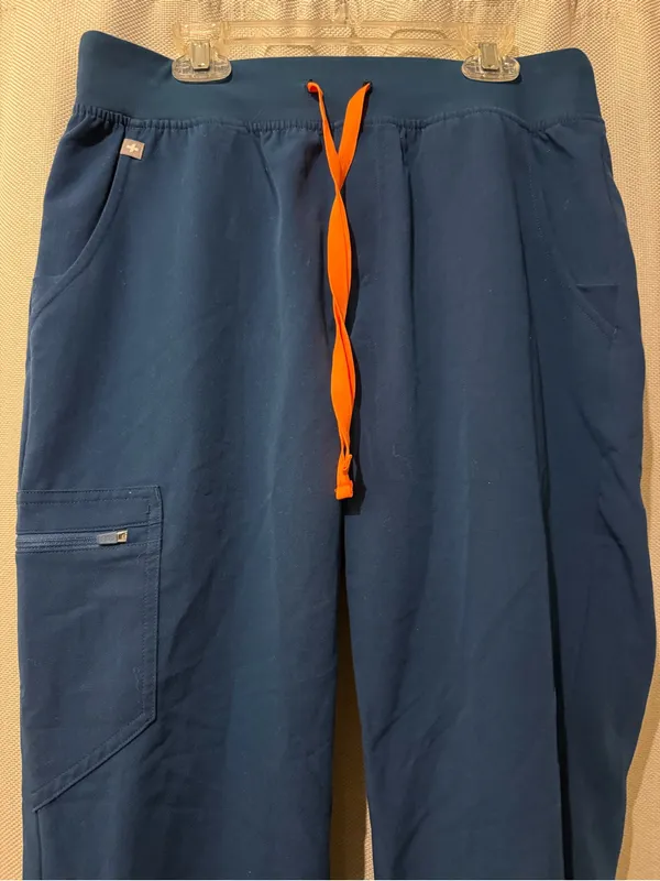 Figs Zamora Jogger Scrub Pants Deep Reef Blue Women’s Medical Uniform - Image 4