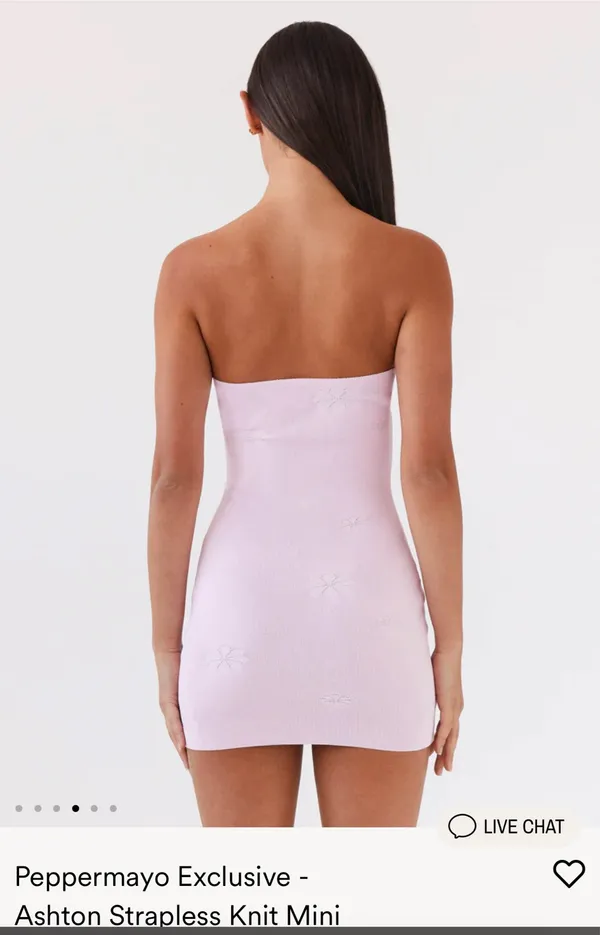 Peppermayo Mini Dress Pink - Image 3