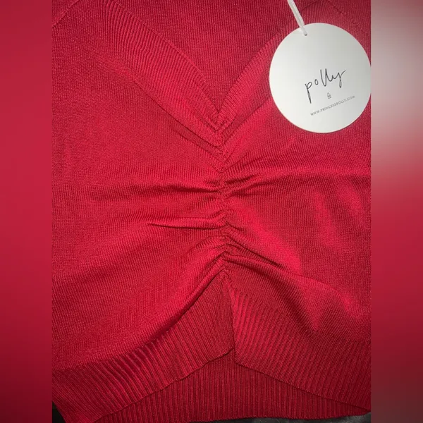 Princess Polly Lissa Top in Red Size L/XL New with tag - Image 6