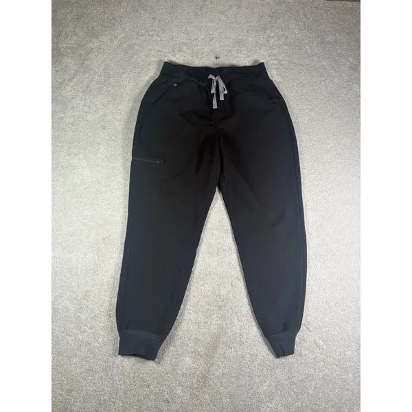 Figs Technical Collection Zamora Jogger Scrub Pants in Black Size Medium Pet - Image 2