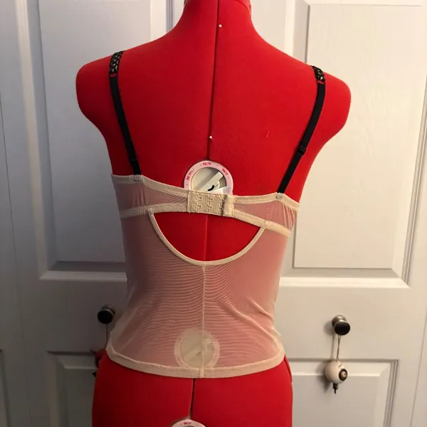 Gilligan & O'Malley Faux Bustier Style Bra 34D - Image 2