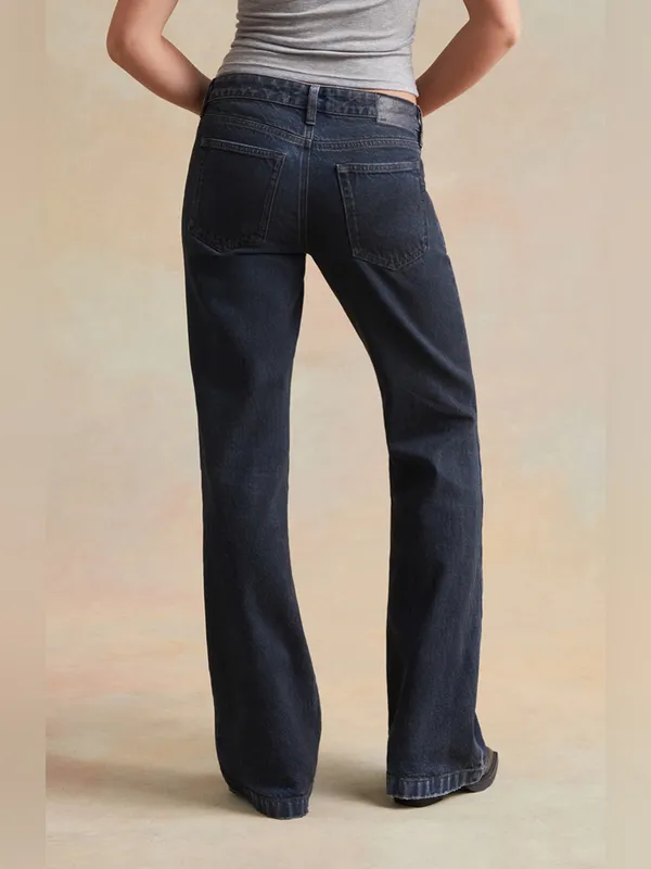 RARE DNM EDIT Dark Blue Low Rise Bootcut‎ Jeans size 27 NWT - Image 2