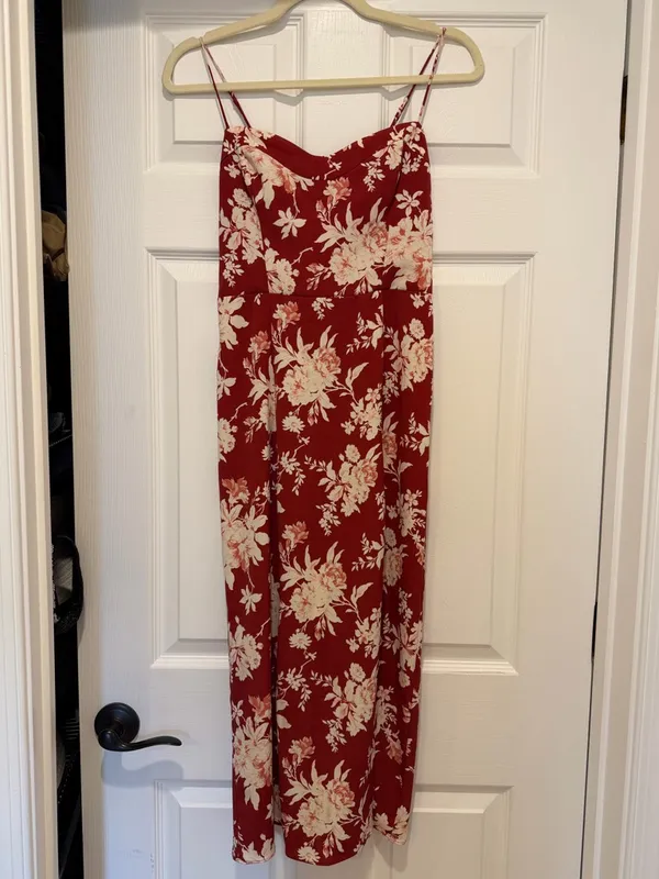 Abercrombie & Fitch high slit Midi Dress - Image 4