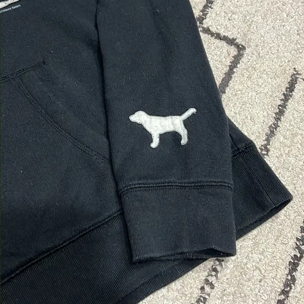 PINK Victoria’s Secret Black Hoodie - Image 4