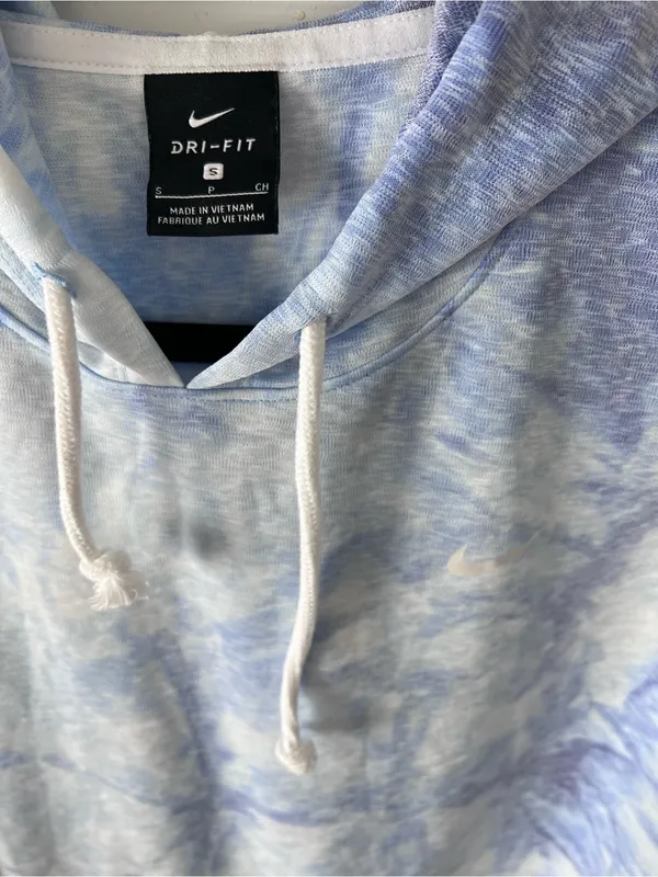 NWOT Blue and white Nike tie-dye hoodie - Image 2