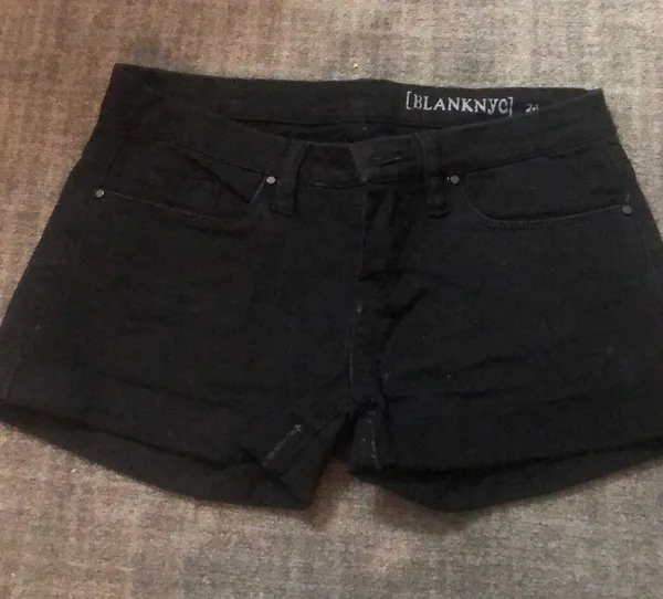 Blank NYC Black Denim Shorts - Image 2
