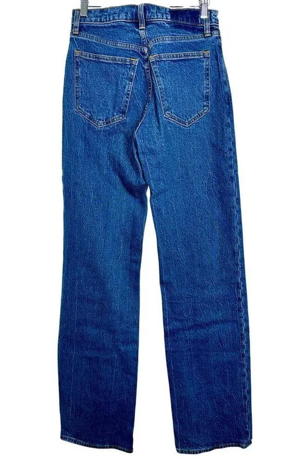 Abercrombie & Fitch The 90s Relaxed Jean High Rise Blue Denim Jeans Size 26 2 XL - Image 2