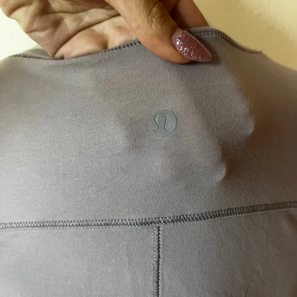 Lululemon Another Round Pima Cotton Long Sleeve Shirt in Dark Chrome WOMEN SMALL - Image 6