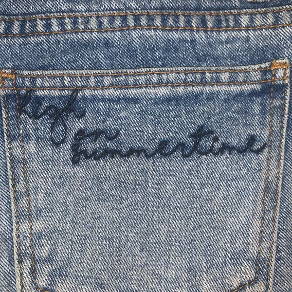 Billabong distressed jean shorts womens size 24 - Image 3