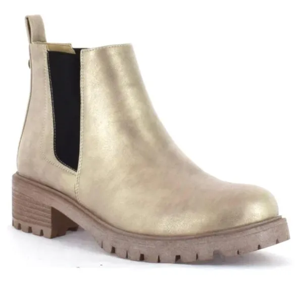 Seven7 NWT Billie Chelsea Boot Gold Women’s Sz 9 - Image 3