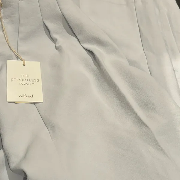 NWT aritzia Wilfred effortless pants suit dress slacks frozen grey gray short 2 - Image 2
