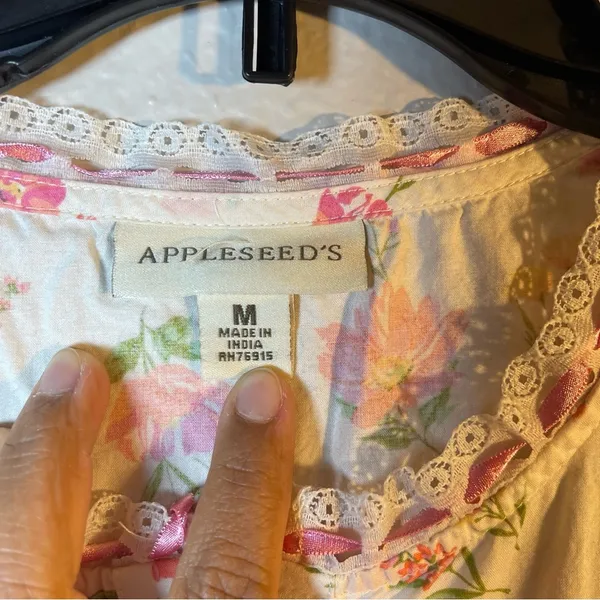 Appleseed’s Floral Print PJ set SZ:M - Image 6
