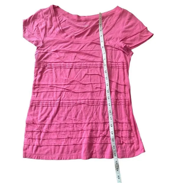 Loft bright coral pink shirt sz small‎ - Image 6