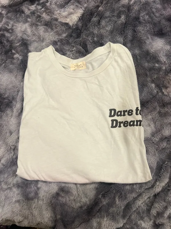 White to Pink Ombre Butterfly 'Dare to Dream' Tee - Image 2