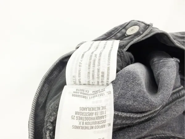 Abercrombie & Fitch‎ The 90s Straight Leg Curve Love Jeans Women's 29 Gray Black - Image 7