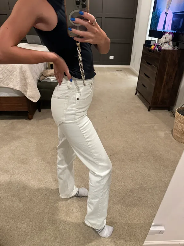 Abercrombie White Jeans - Image 2