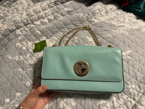 Kate Spade Mint Green Purse - Image 2