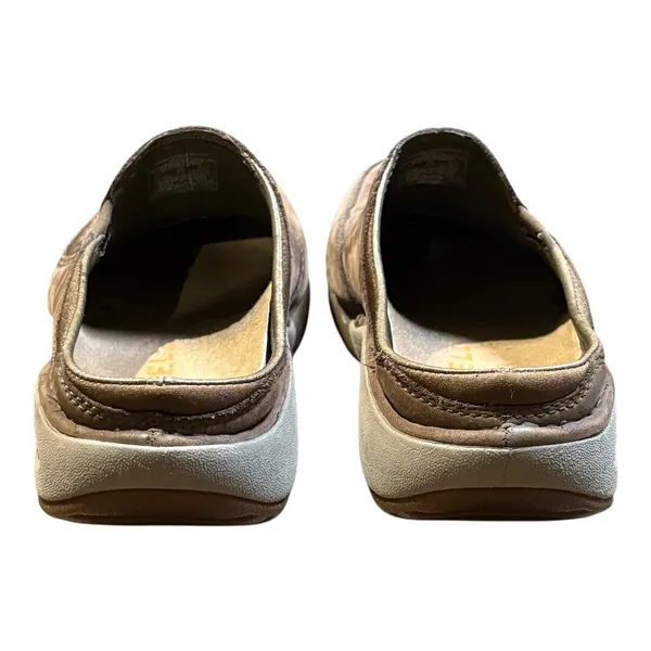 Merrell Primo Scoop Mules Womens 7 Brown Nubuck‎ Leather Slip On Clogs Comfort - Image 4