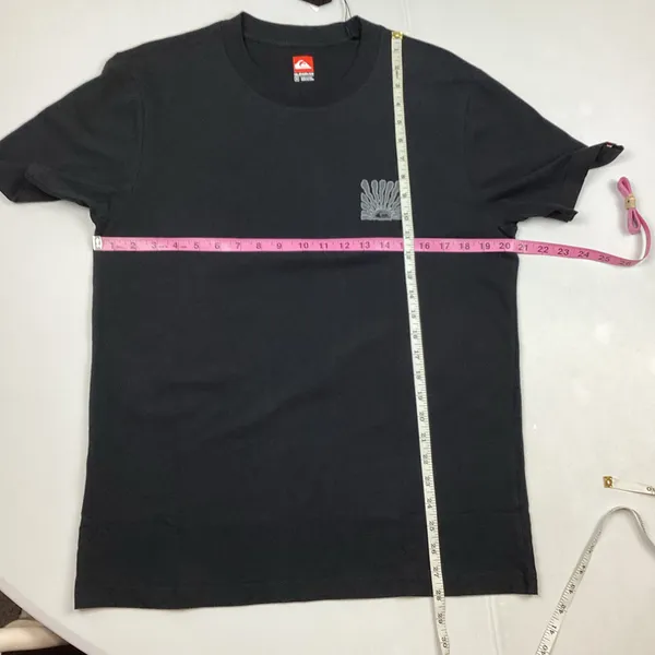 Quiksilver Black Graphic Short Sleeve T-Shirt Tee Men’s Medium NEW! Retail $40 - Image 10