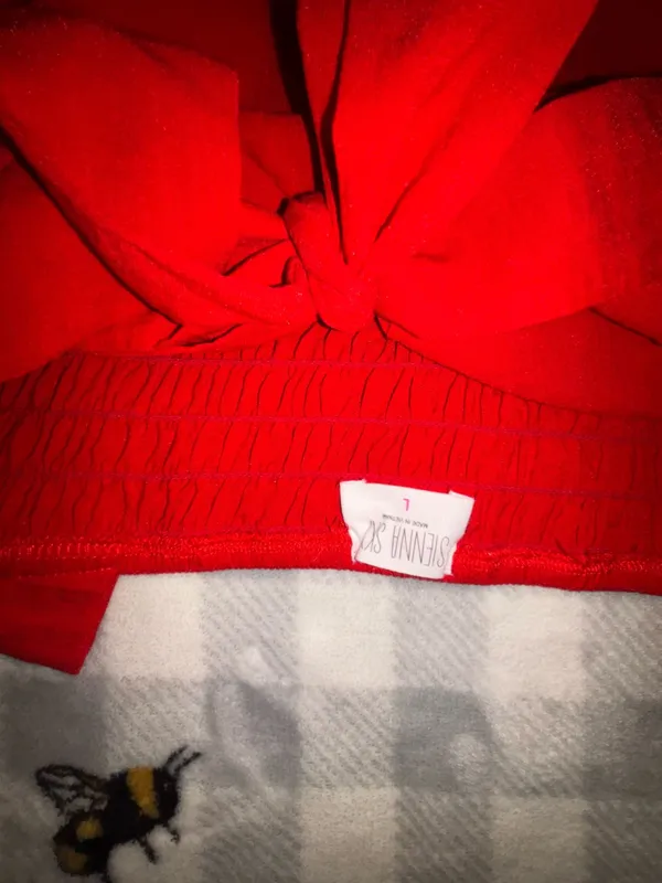 Sienna Sky. New with Tags Red and white plaid crop top. - Image 5