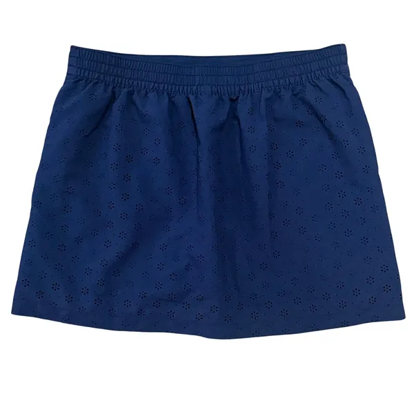 Speedo Womens Navy Blue Eyelet Skort Athletic Tennis Golf Skirt Size L‎ - Image 5