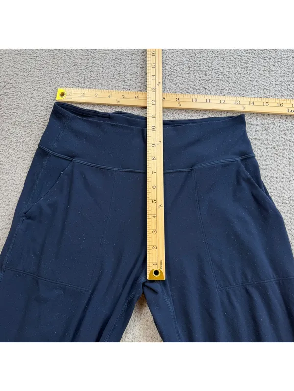 Lululemon High-Rise Cuffed Jogger Leggings Navy Women's 8 Athletic Yoga Pants - Image 3