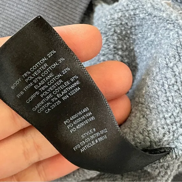 TNA Sleeveless Hoodie Jacket boyfriend full zip womens Gray (xxsmall) athleisure - Image 6