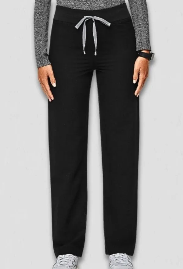 Figs Technical Collection Scrub Set Casma Top Straight Leg Pants Black sz S - Image 2