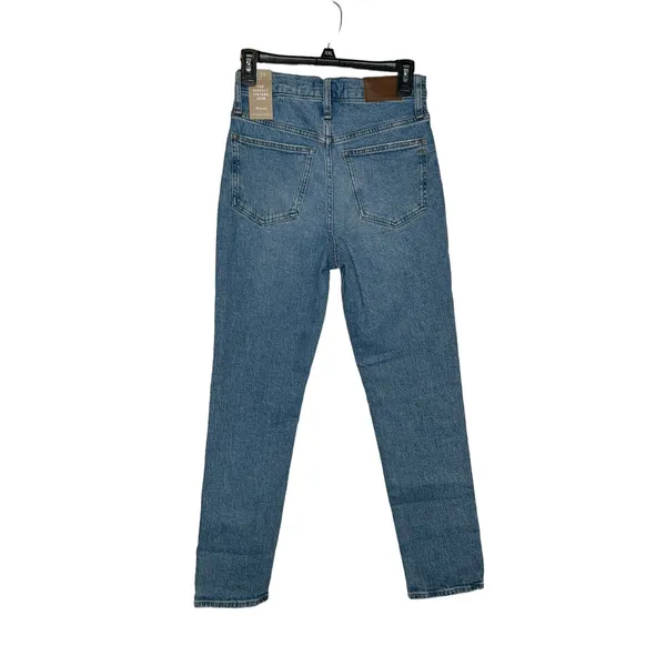 Madewell Women Jeans The Perfect Vintage Hi-Rise Straight‎ Mid Wash Crop 25 NWT - Image 6