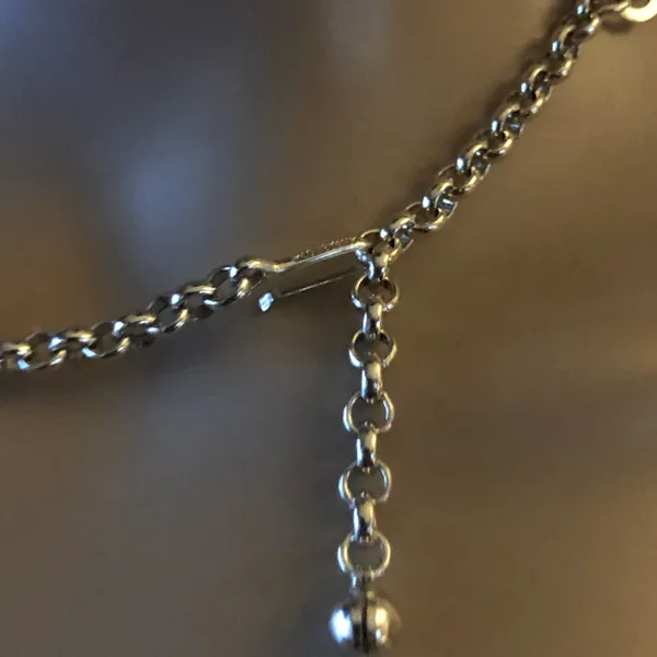 Vintage Link And Chain Necklace - Image 3