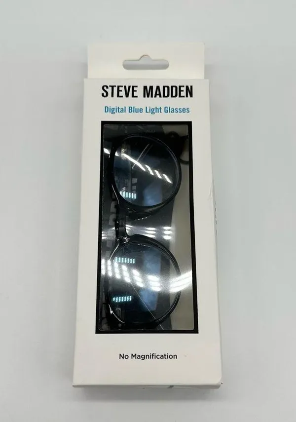 Steve Madden Black Frame Digital Blue Light Glasses Brand New - Image 8