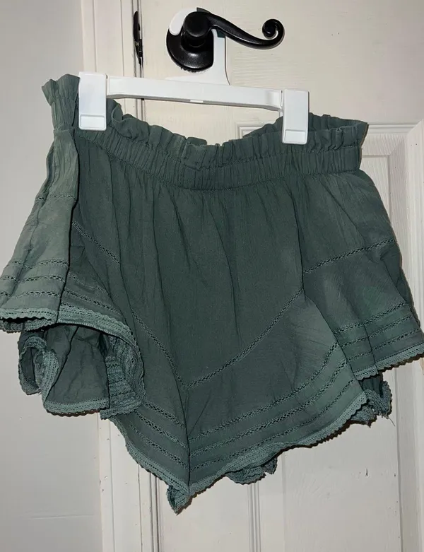 Aerie Green Ruffle Skort - Image 4