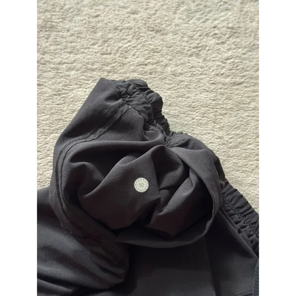 Lululemon Women's Final Play Loose‎ Fit Cropped Yoga Pants Black Size 10 - Image 3