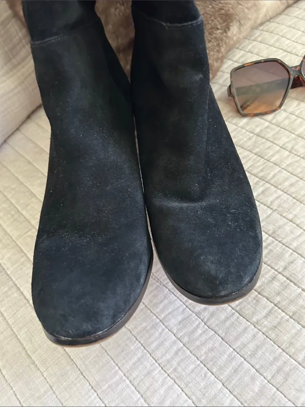 Cole Haan Cassidy Tall black suede heeled boot nike air 9 boho - Image 11