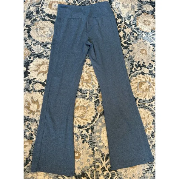 Betabrand Yoga Pants Light Heather Blue Boot Cut Athleisure Size Medium Pull On - Image 2