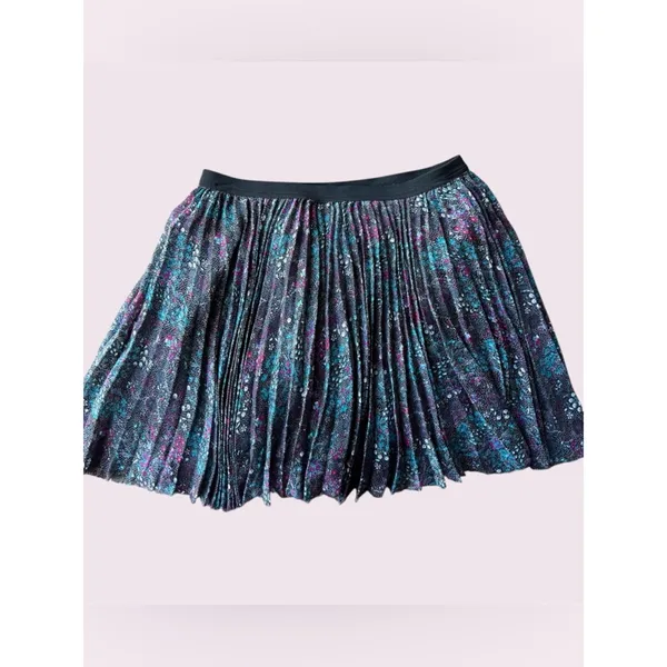 Free People FP One Floral Pleated Mini Skirt XS - Image 3