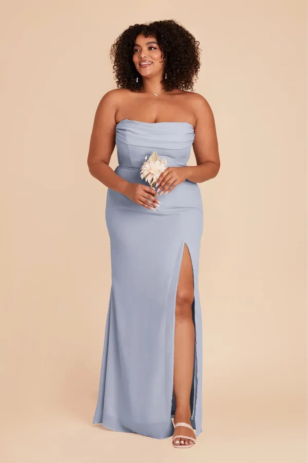 Birdie Grey Mira dress chiffon dusty blue - Image 7