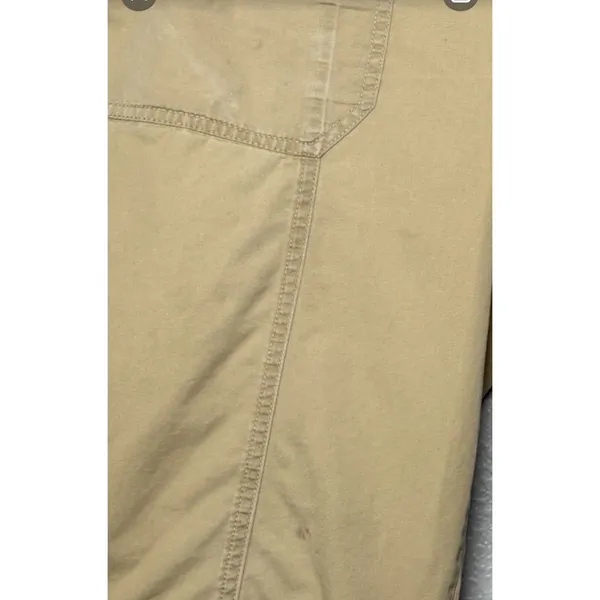 Aeropostale Women's 5/S Khaki Capri Pants Low Rise Utility Cargo Y2K 2000s - Image 10