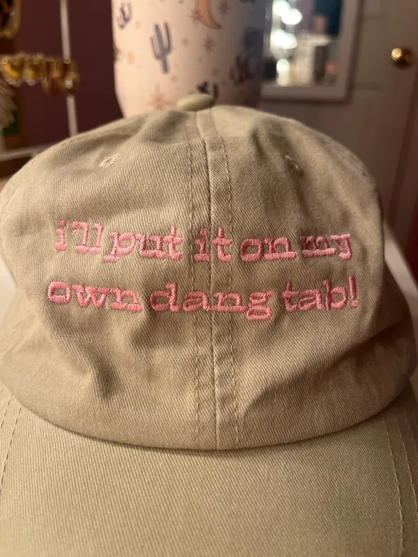 Graphic baseball cap Tan - Image 2