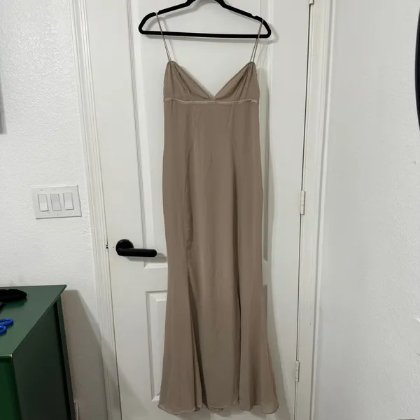 HOUSE OF CB 'Loren' Latte Corset Maxi Dress NWOT - Image 3