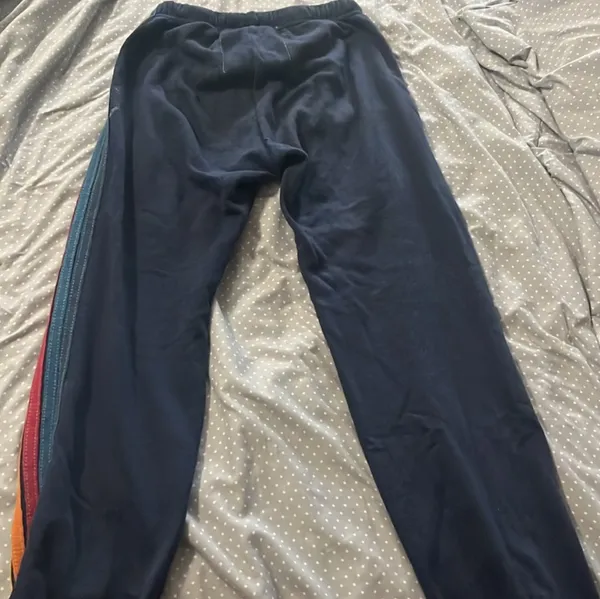 5 Stripe Navy Aviator Nation Sweatpants - Image 3