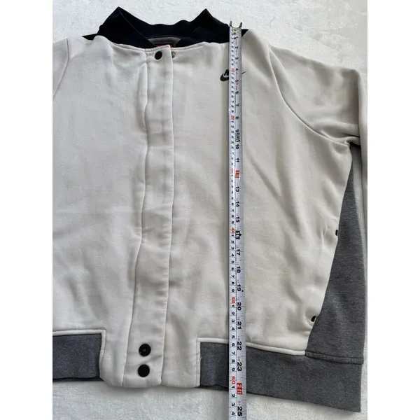 Nike SB Youth XLarge Gray Crewneck Sweatshirt Camo Swoosh Fleece Pullover - Image 9